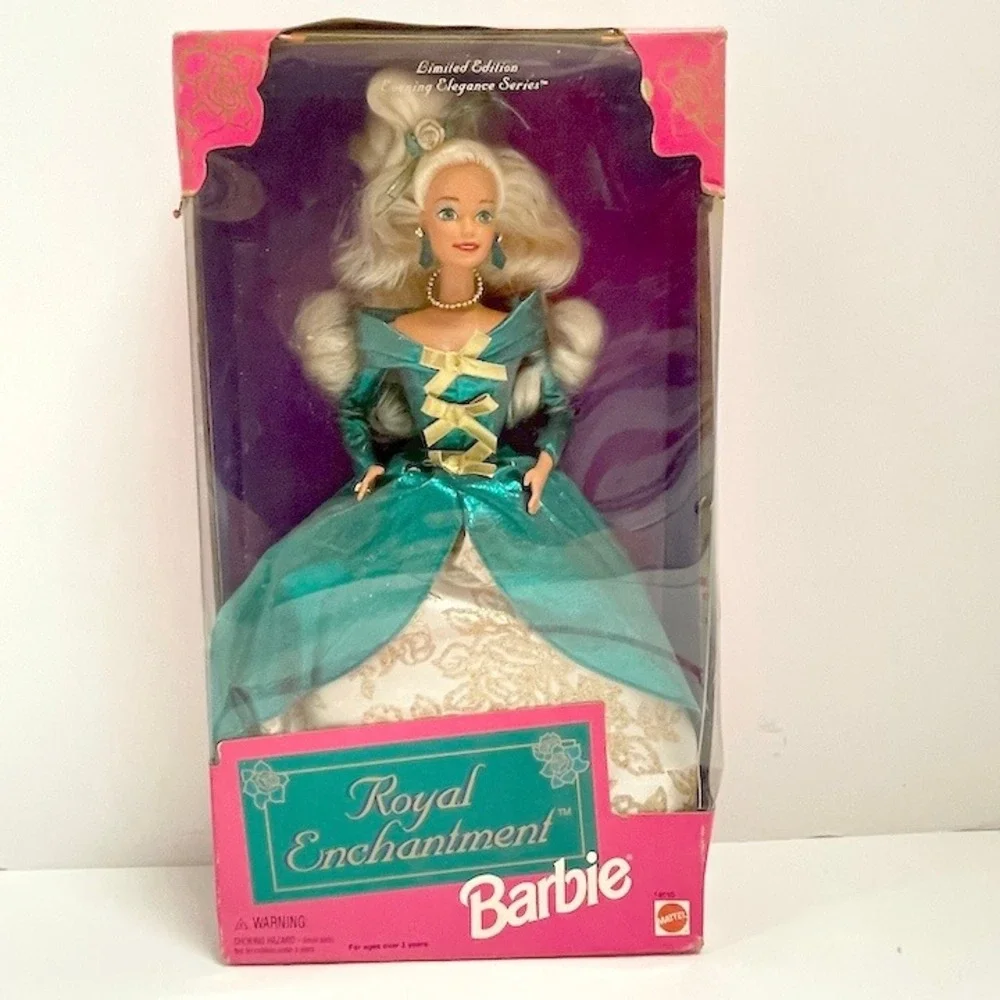 1995 Royal Enchantment Barbie Doll From Limited Edition Evening Elegance Series